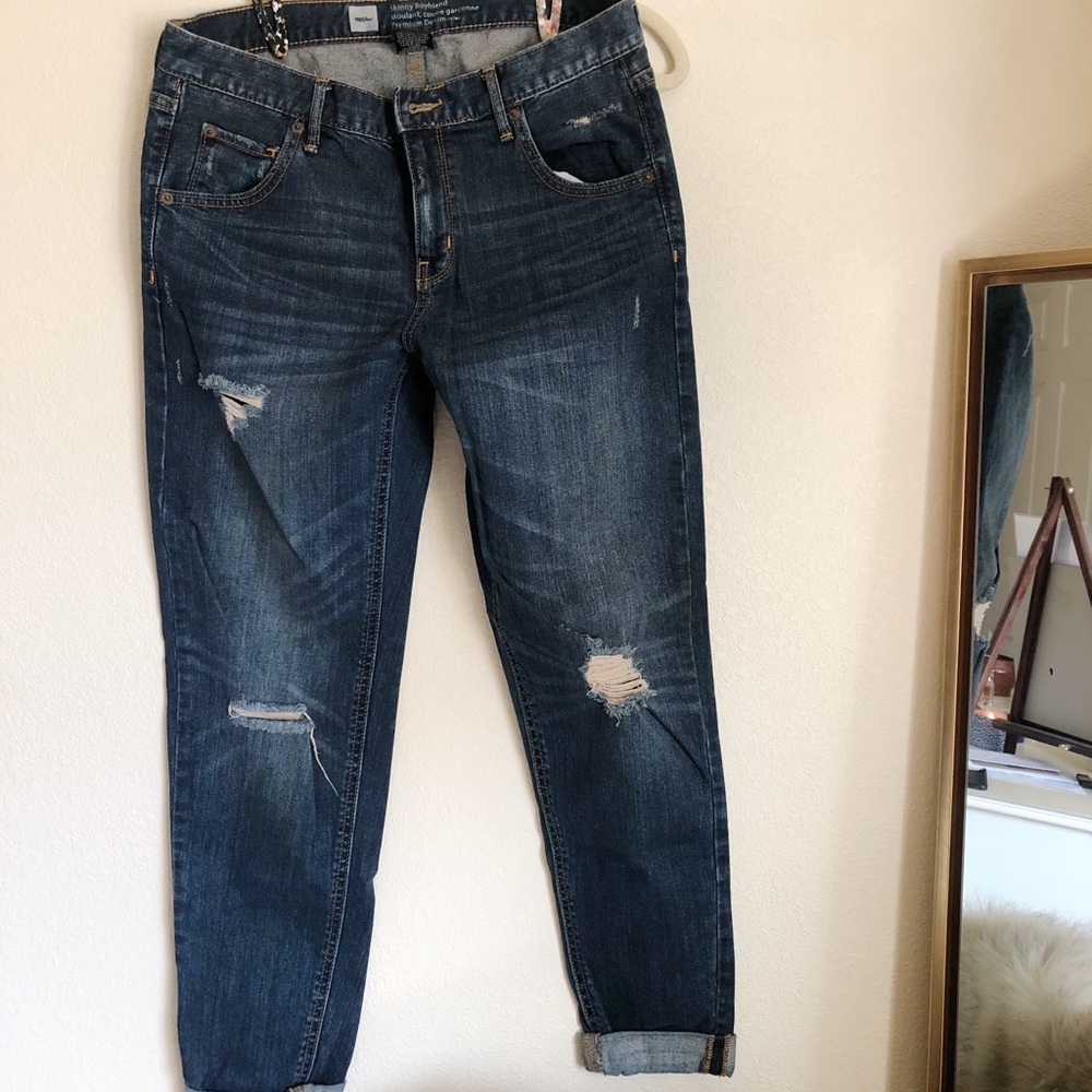 Boyfriend style jeans